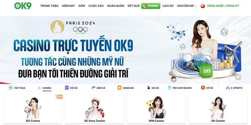 Giới thiệu nhà cái OK9 - Trải nghiệm thể thao xanh chín 19 Giới thiệu nhà cái OK9 – Những sản phẩm hấp dẫn