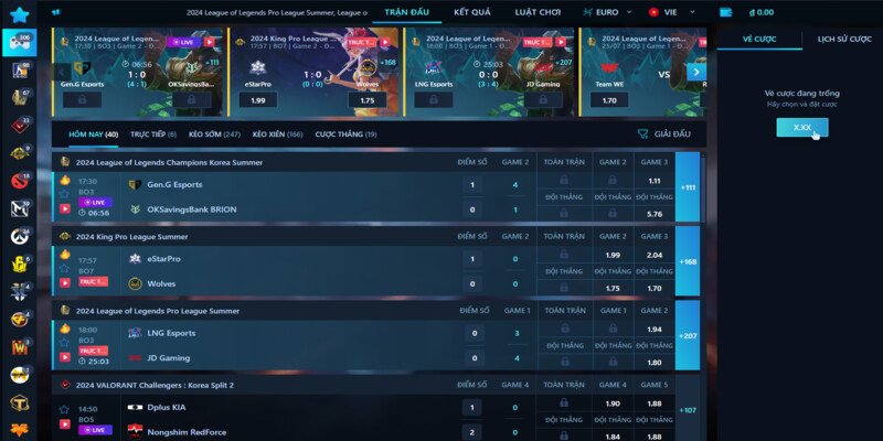 Các Giải Đấu Liên Minh Huyền Thoại Hot Nhất Năm 2024 17 Esport cực kỳ phát triển và được yêu thích tại JBO